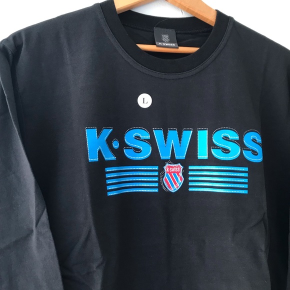 Men’s K-Swiss Long Sleeve Shirt in size L - Picture 2 of 3